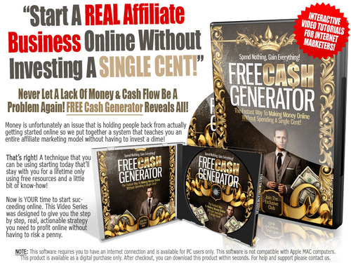 Product picture Free Cash Generator  Start a Real Affiliate Business Online 